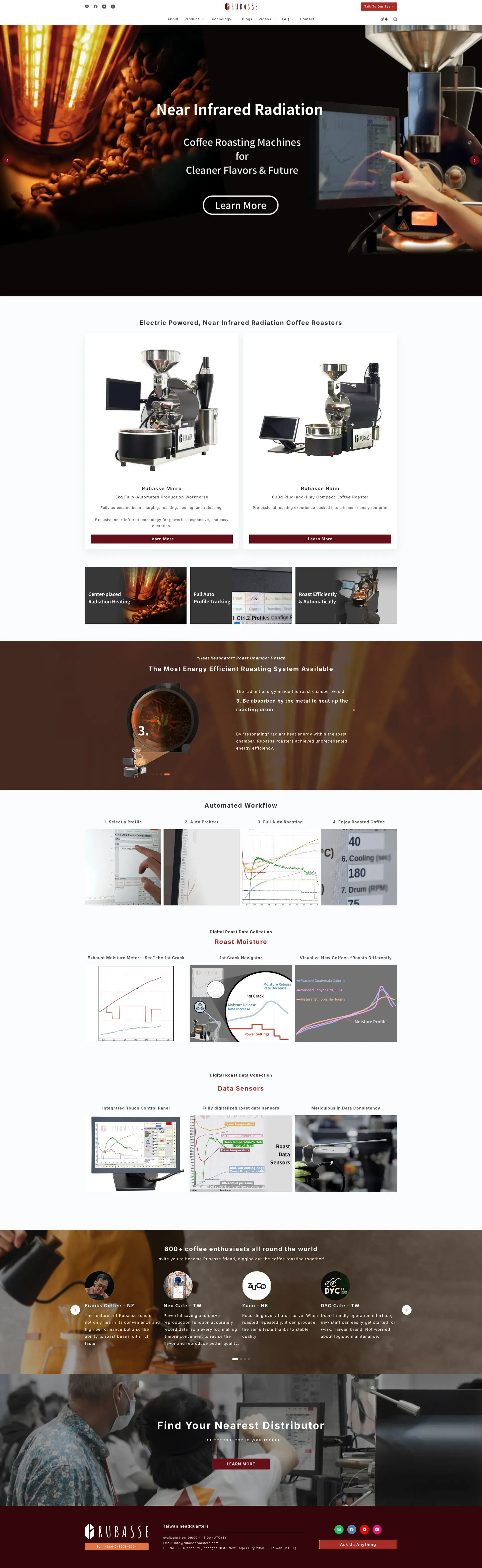 Home - Rubasse NIR Digital Roasters