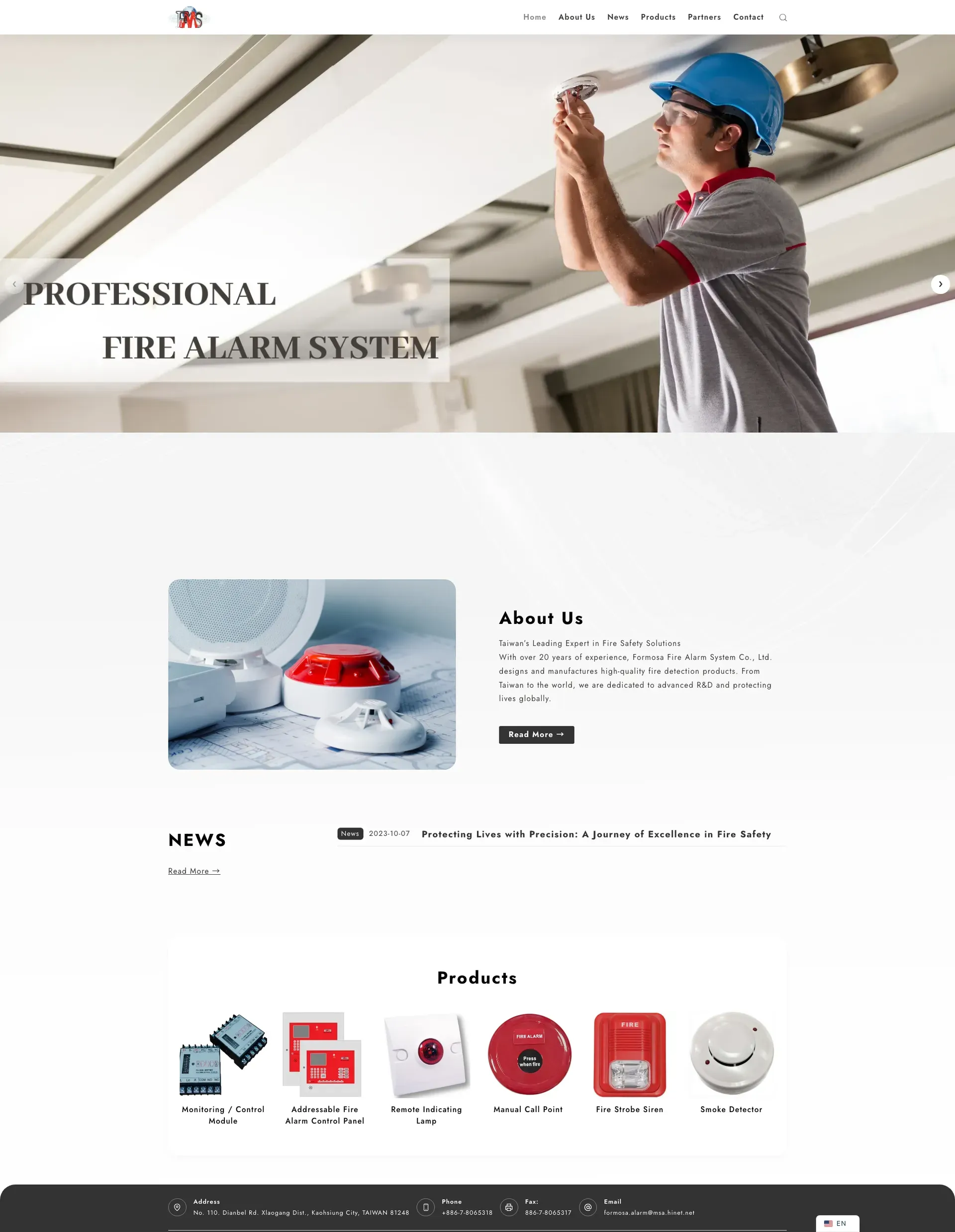 Home - Formosa Fire Alarm System Co., Ltd.